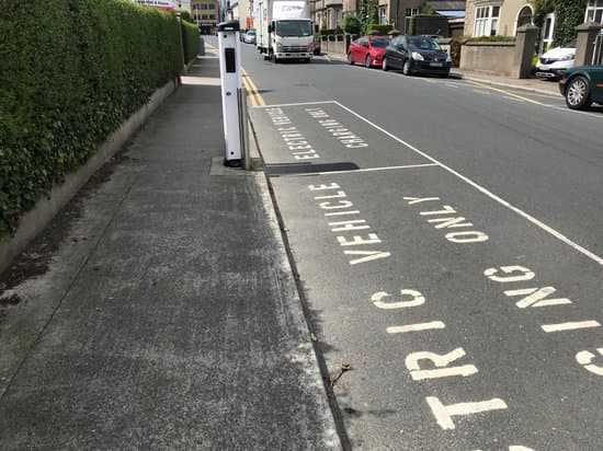 The electric car charging bay on Novara Ave in Bray